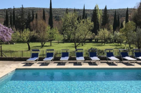 Maison de charme avec jardin et piscine à Valaurie